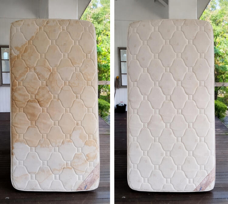 BEFORE & AFTER MATTRESS DEEP CLEANING